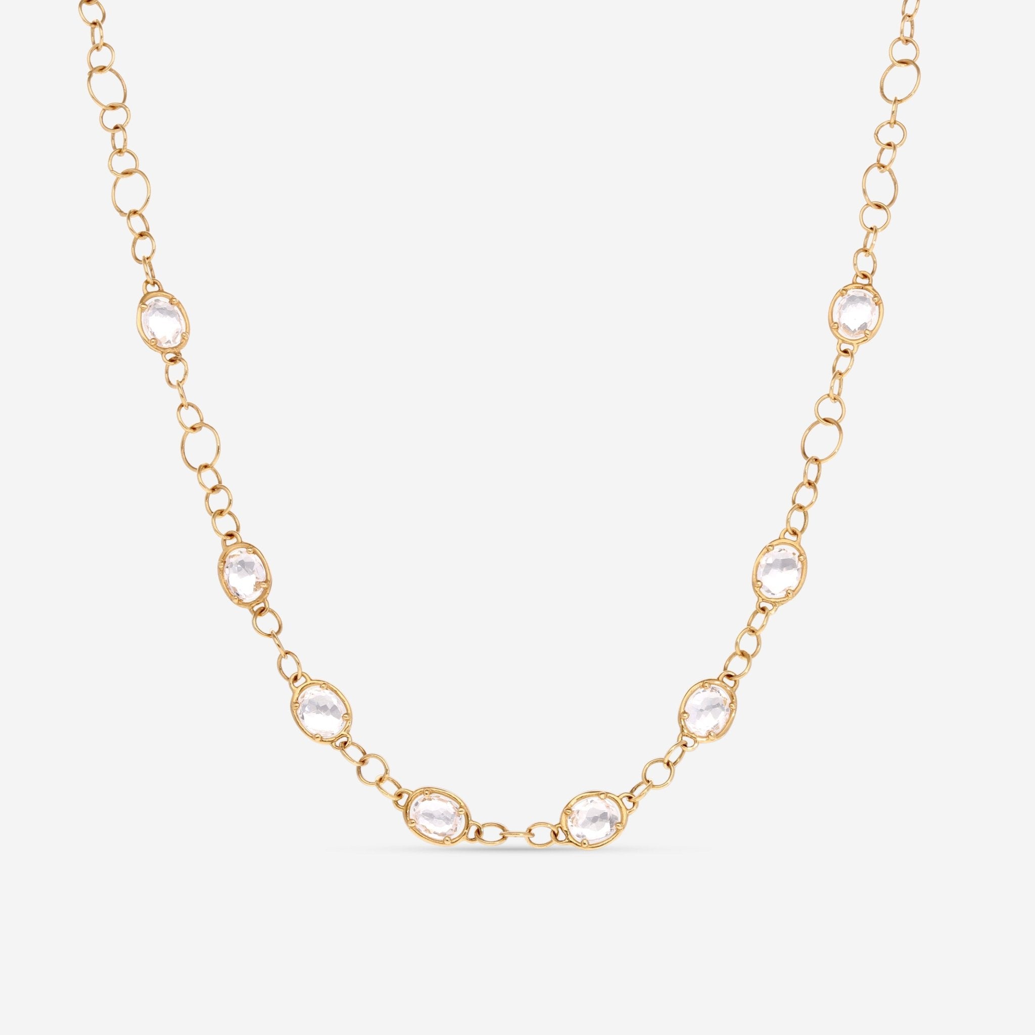 Nanis 18K Yellow Gold Natural Stone Necklace CN1 - 565 - THE SOLIST - Nanis