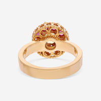 Nanis 18K Yellow Gold Peridot & Rhodolite Cocktail Ring AH16 - 560 - THE SOLIST - Nanis