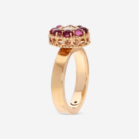 Nanis 18K Yellow Gold Peridot & Rhodolite Cocktail Ring AH16 - 560 - THE SOLIST - Nanis