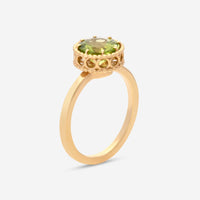 Nanis 18K Yellow Gold Peridot Ring Sz. 6.75 AH22 - 560 - THE SOLIST - Nanis