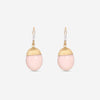 Nanis 18K Yellow Gold Pink Opal & Diamond Earrings OS14 - 575 - THE SOLIST - Nanis