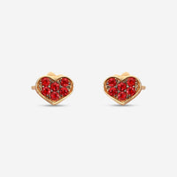 Nanis 18K Yellow Gold Red Sapphire Stud Earrings OS1 - 506 - THE SOLIST - Nanis