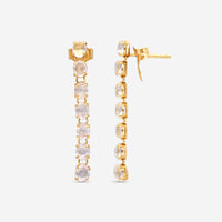 Nanis 18K Yellow Gold Rock Crystal Drop Earrings OA29 - 565 - THE SOLIST - Nanis