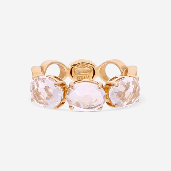 Nanis 18K Yellow Gold Rock Crystal Ring AH18 - 565 - THE SOLIST - Nanis