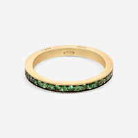 Nanis 18K Yellow Gold Tsavorite Band Ring Sz. 6 AS1 - 507 - THE SOLIST - Nanis