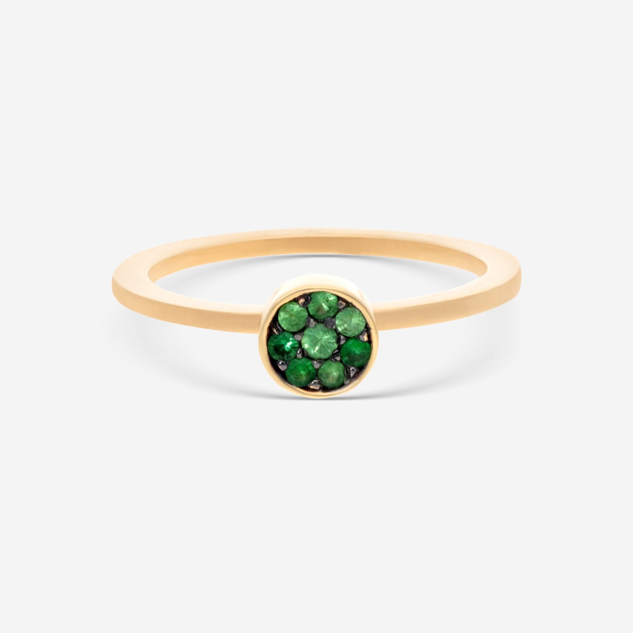 Nanis 18K Yellow Gold Tsavorite Ring AS19 - 507 - THE SOLIST - Nanis