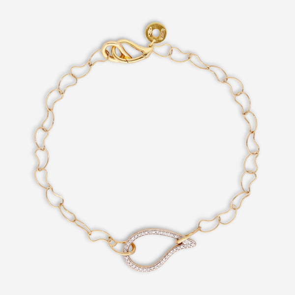 Nanis Cashmere 18K Yellow Gold Diamond Chain Bracelet BS16 - 569 - THE SOLIST - Nanis