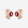 Nanis Ipanema 18K Rose Gold Multi - stone Stud Earrings OS29 - 515 - THE SOLIST - Nanis