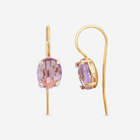 Nanis Ipanema 18K Yellow Gold Amethyst & Diamond Drop Earrings OS10 - 576 - THE SOLIST - Nanis