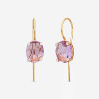 Nanis Ipanema 18K Yellow Gold Amethyst & Diamond Drop Earrings OS10 - 576 - THE SOLIST - Nanis