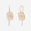 Nanis Ipanema 18K Yellow Gold Diamond & Rutile Quartz Drop Earrings OS7 - 576 - THE SOLIST - Nanis