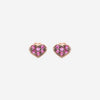 Nanis Q - Ori 18K Rose Gold Pink Sapphire Stud Earrings OS9 - 506 - THE SOLIST - Nanis