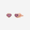 Nanis Q - Ori 18K Rose Gold Pink Sapphire Stud Earrings OS9 - 506 - THE SOLIST - Nanis