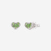 Nanis Q - Ori 18K White Gold Tsavorite Stud Earrings OS3 - 506 - THE SOLIST - Nanis