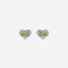 Nanis Q - Ori 18K White Gold Tsavorite Stud Earrings OS3 - 506 - THE SOLIST - Nanis