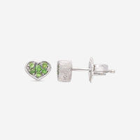 Nanis Q - Ori 18K White Gold Tsavorite Stud Earrings OS3 - 506 - THE SOLIST - Nanis