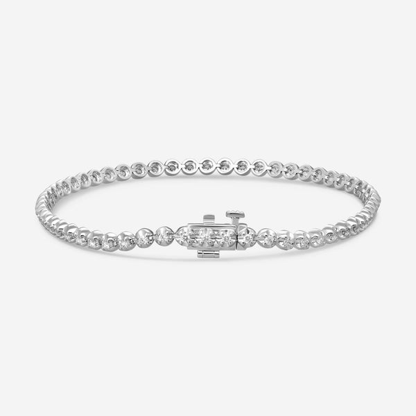 Ina Mar 14K White Gold Diamond 4-Prong Tennis Bracelet B1053A-FW-100F - THE SOLIST