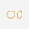 Ina Mar 14K Yellow Gold Diamond Shared Prong Hoop Earrings E1183A-FY-100F - THE SOLIST