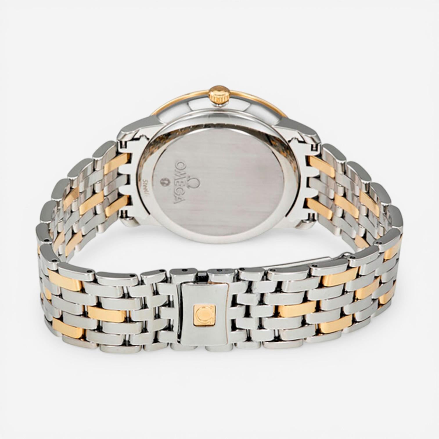 Omega De Ville Prestige Stainless Steel Diamond Automatic Unisex Watch 42420372