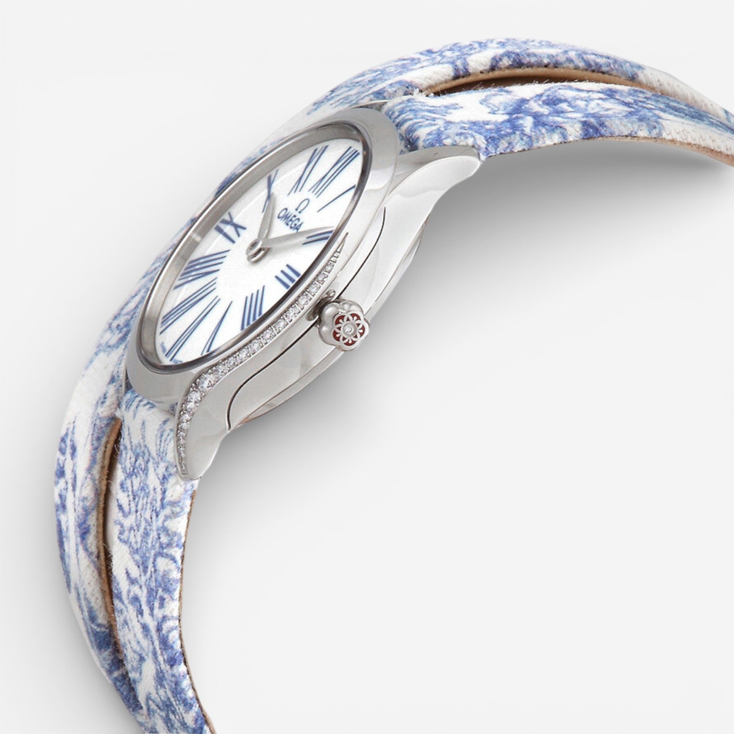 Omega De Ville Mini Tresor Stainless Steel Diamond Quartz Ladies Watch 428.17.26.60.04.001