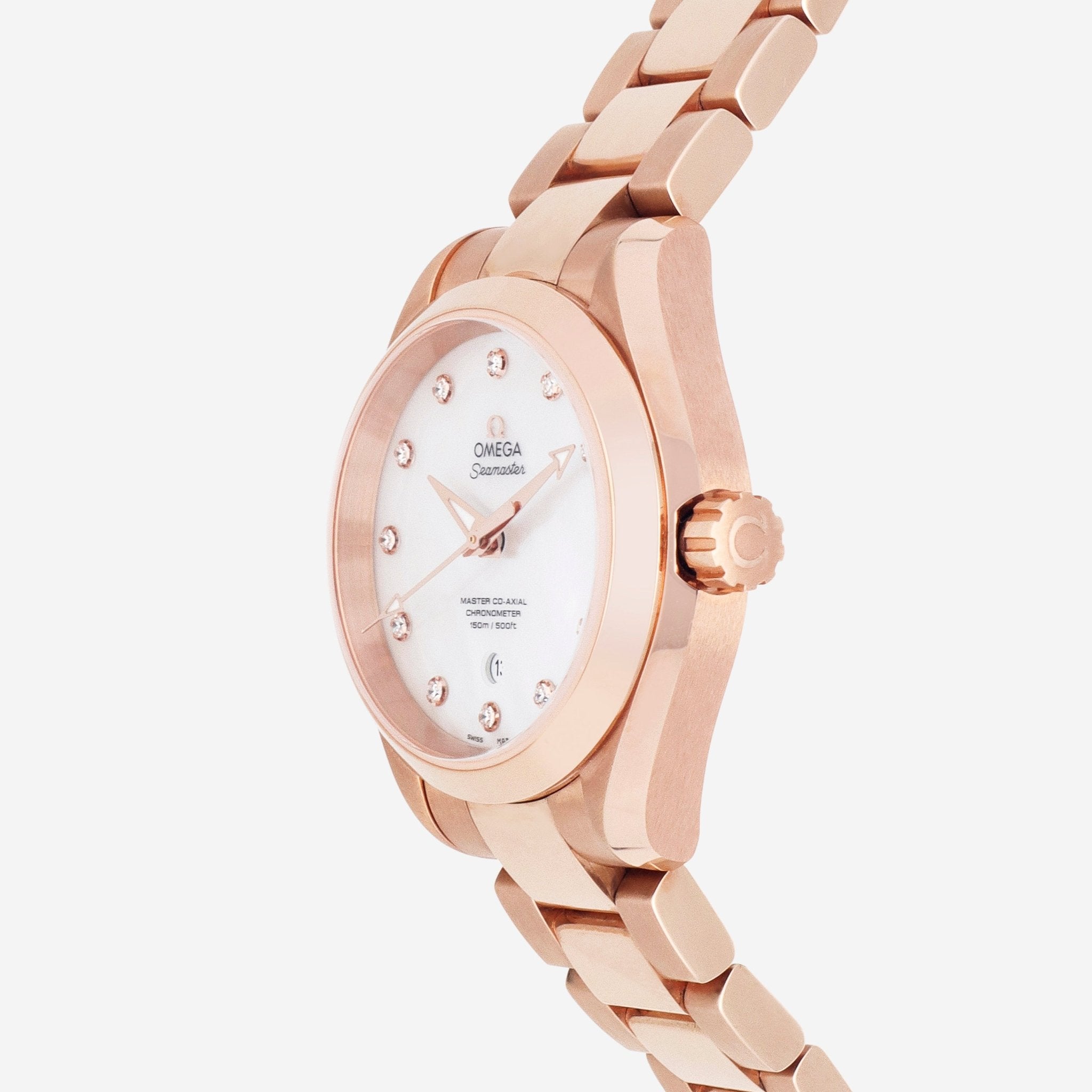 Omega rose gold womens watch hotsell