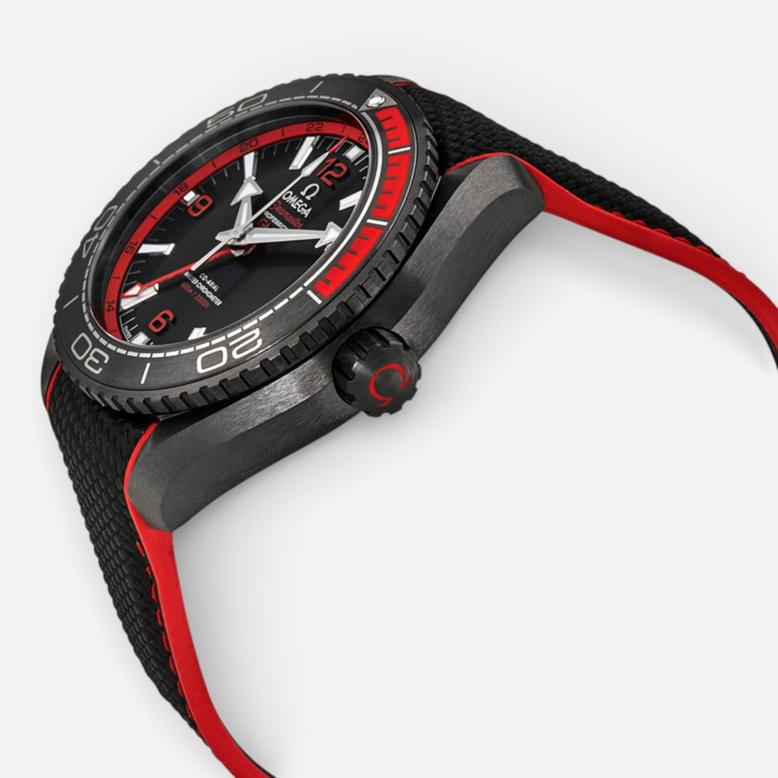 Omega Seamaster Planet Ocean 600M Black Ceramic GMT Automatic Men's Watch 215.92.46.22.01.003