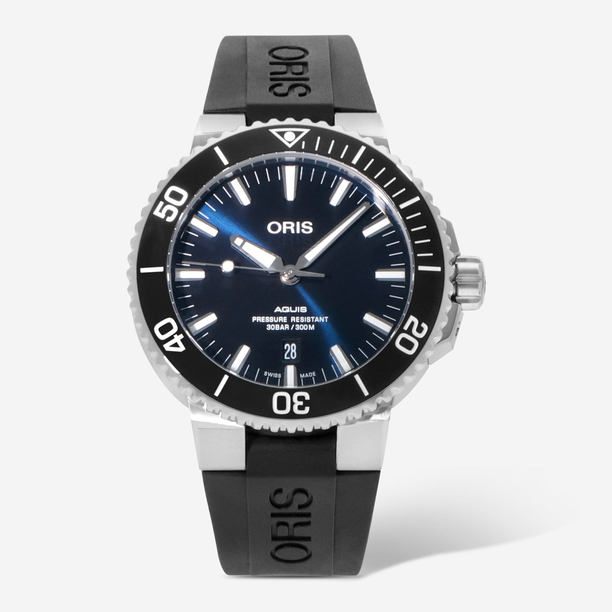 Oris Aquis Date Blue Dial Automatic Men's Watch 0173377304135 - 0742464EB - THE SOLIST - Oris