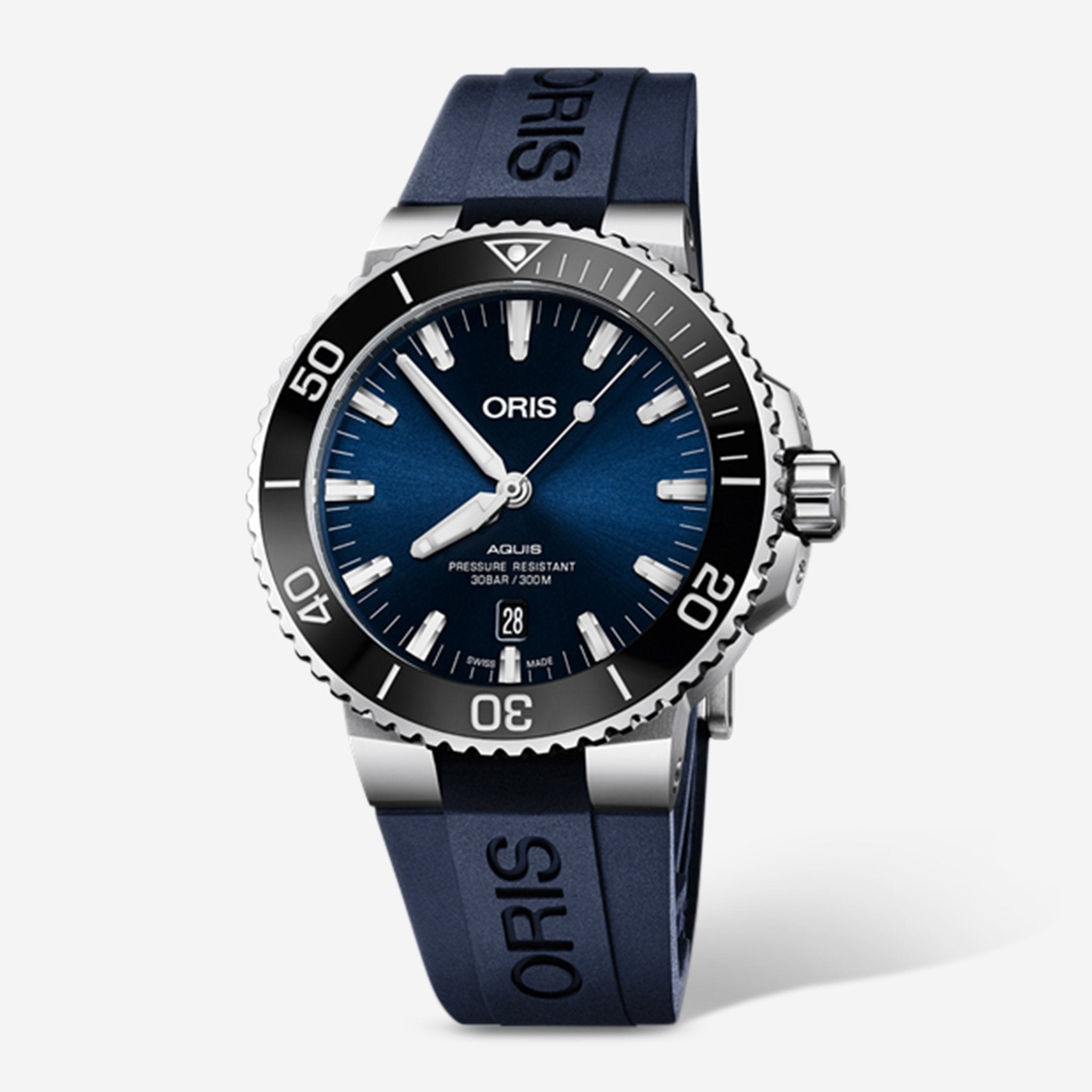 Oris Aquis Date Blue Dial Automatic Men's Watch 0173377304135 - 0742465EB - THE SOLIST - Oris