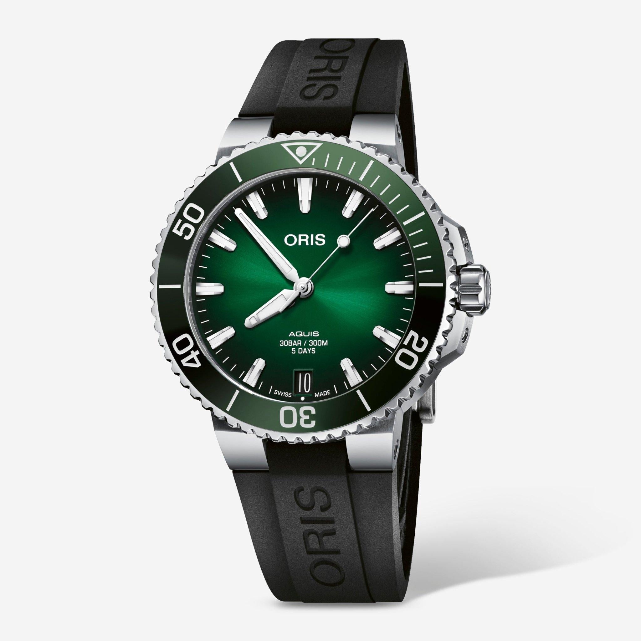 Oris Aquis Date Calibre 400 Stainless Steel Automatic Men's Watch 01-400-7769-41