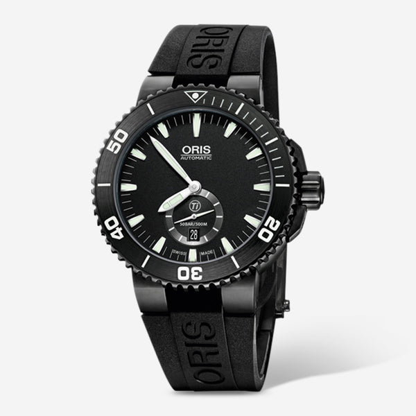 Oris Aquis Titan Black Dial Automatic Men's Watch 0173976747754 - 0742634BTEB - THE SOLIST - Oris