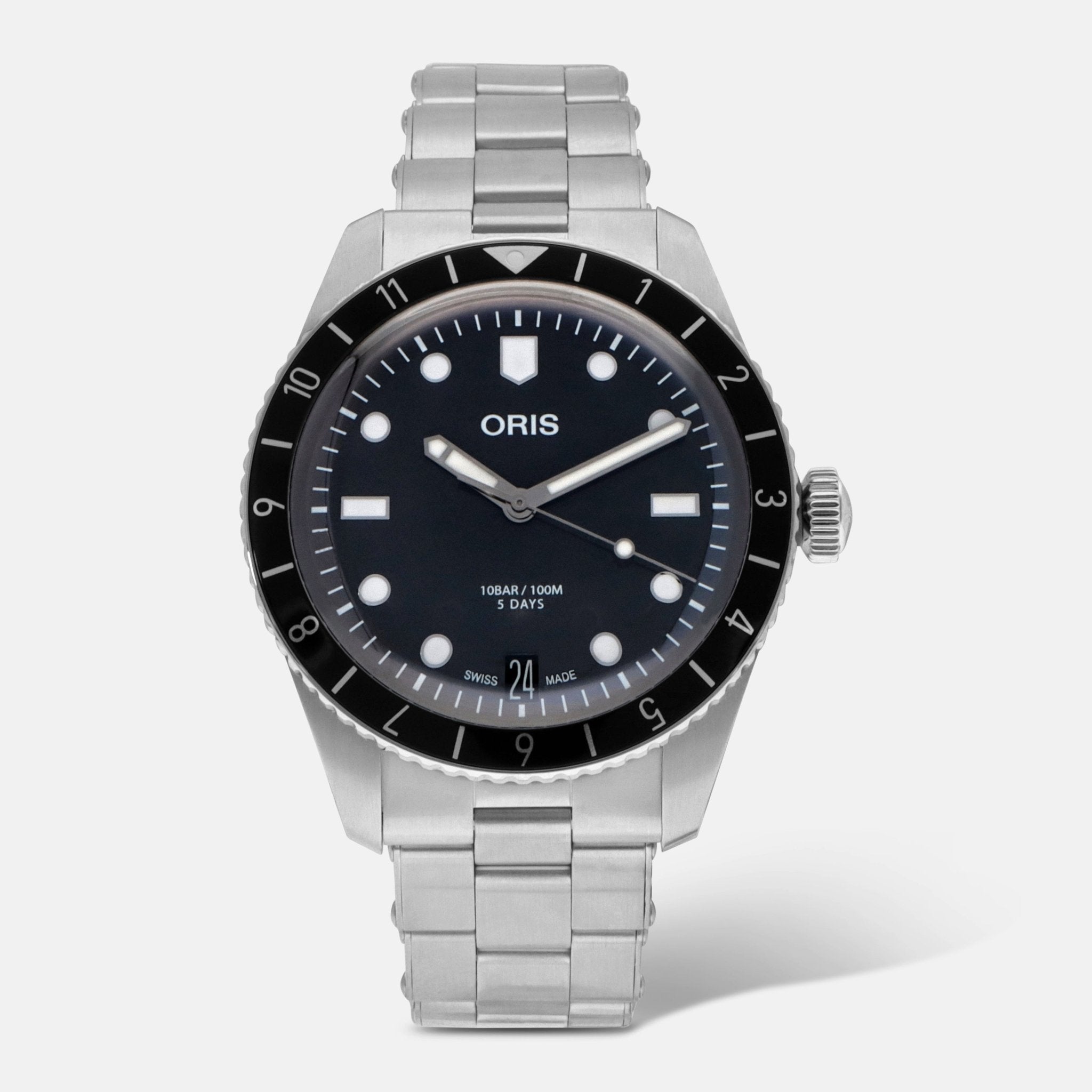 Oris Divers Sixty - Five 12H Calibre 400 Black Dial Automatic Men's Watch 0140077724054 - 0782018 - THE SOLIST - Oris