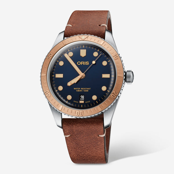 Oris Divers Sixty - Five Blue Dial Automatic Men's Watch 0173377074355 - 0752045 - THE SOLIST - Oris