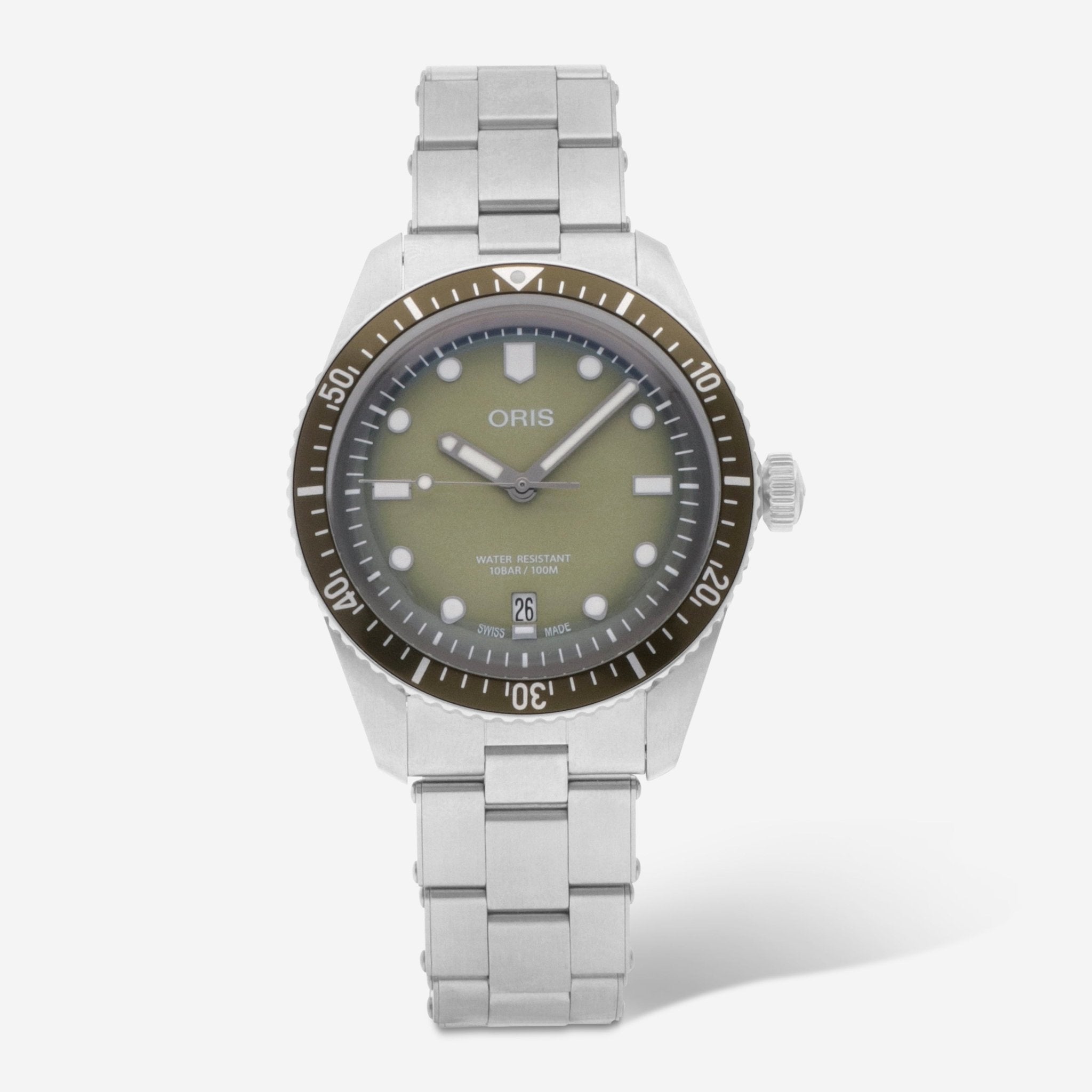 Oris Divers Sixty - Five Stainless Steel Automatic Men's Watch 0173377074057 - 0782018 - THE SOLIST - Oris