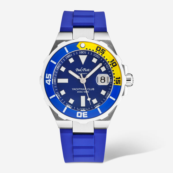 Paul Picot Yachtman Club Blue Dial Men's Automatic Watch P1251BJ.SG.2614CM010 - THE SOLIST