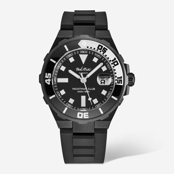 Paul Picot Yachtman Club Black Dial Men's Automatic Watch P1251N.NBL.3614CM001
