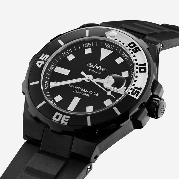 Paul Picot Yachtman Club Black Dial Men's Automatic Watch P1251N.NBL.3614CM001
