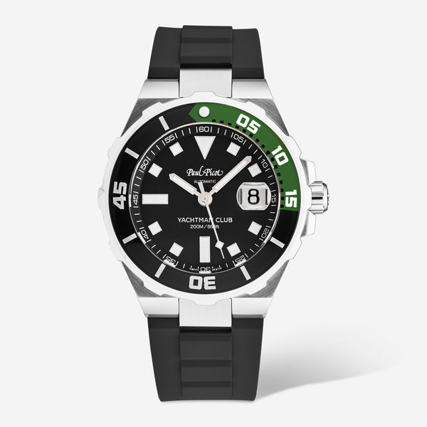 Paul Picot Yachtman Club Black Dial Men's Automatic Watch P1251NV.SG.3614CM001