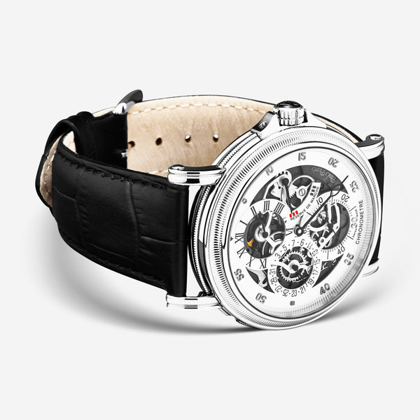 Paul Picot Atelier Skeleton Regulator Silver Dial Men's Automatic Watch P3090.SG.7203