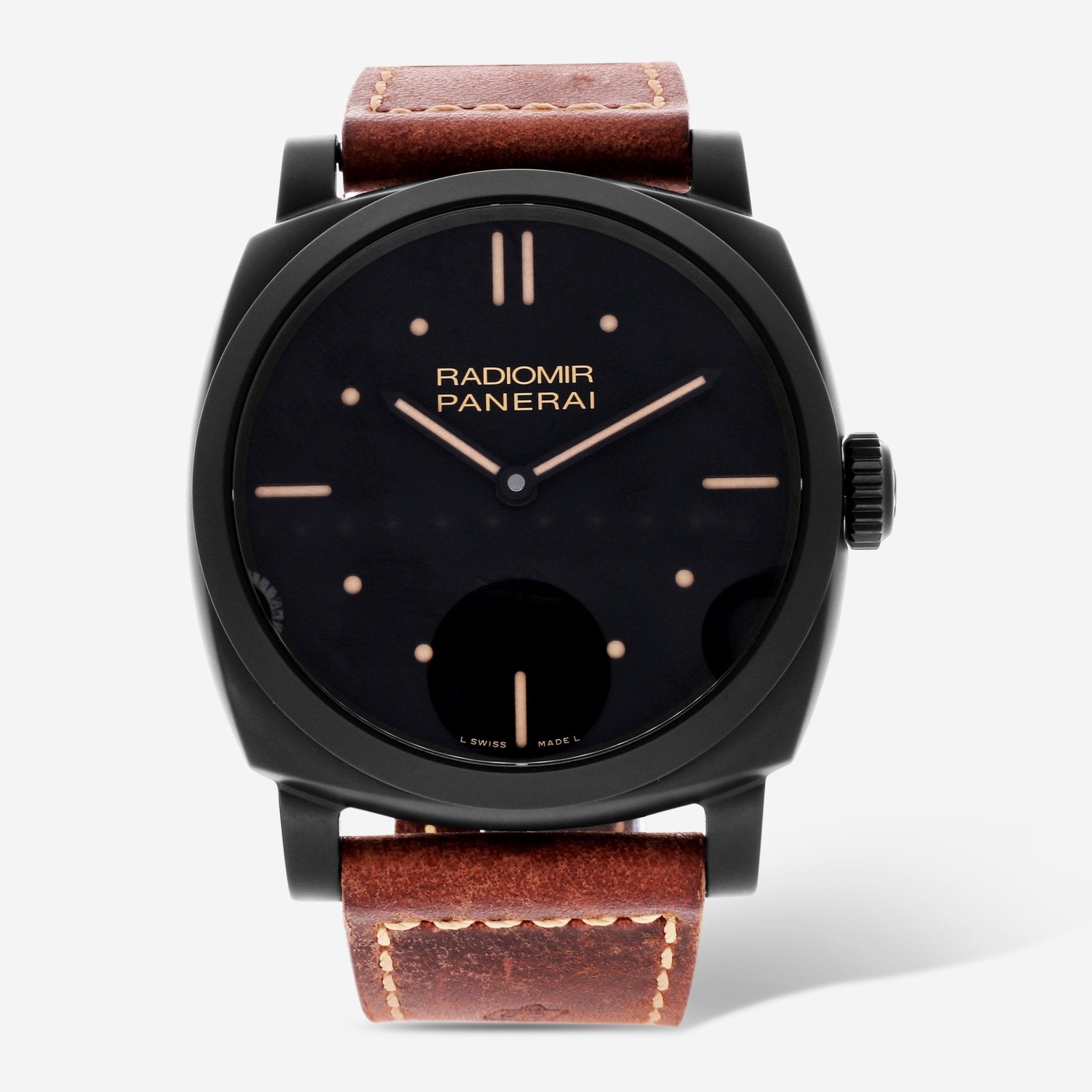 Panerai Radiomir 1940 3 Days Ceramic Manual Wind Men's Watch PAM00577 - THE SOLIST - Panerai