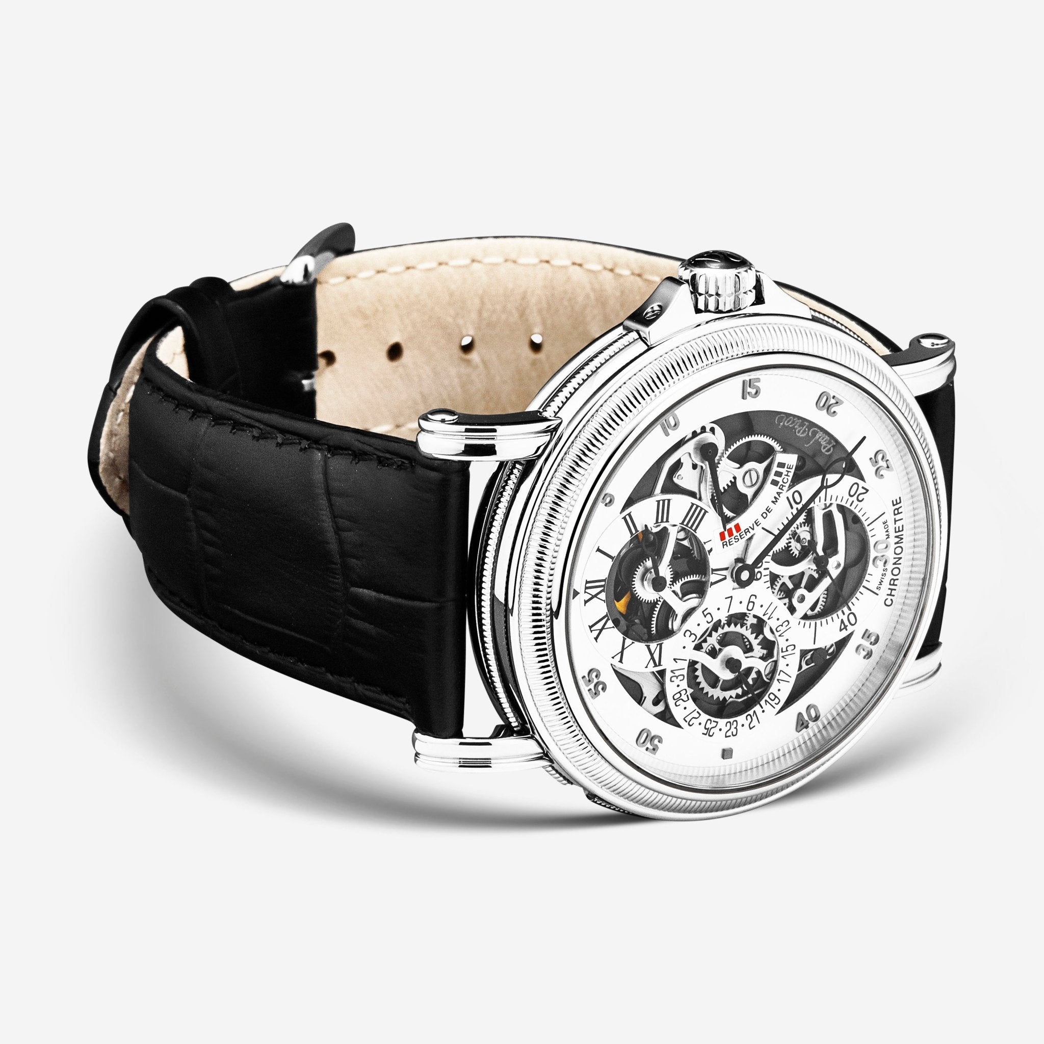 Paul Picot Atelier Skeleton Regulator Silver Dial Men's Automatic Watch P3090.SG.7203 - THE SOLIST - Paul Picot