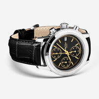 Paul Picot Chronosport Chronograph Black Dial Men's Automatic Watch P7034.20.334 - THE SOLIST - Paul Picot