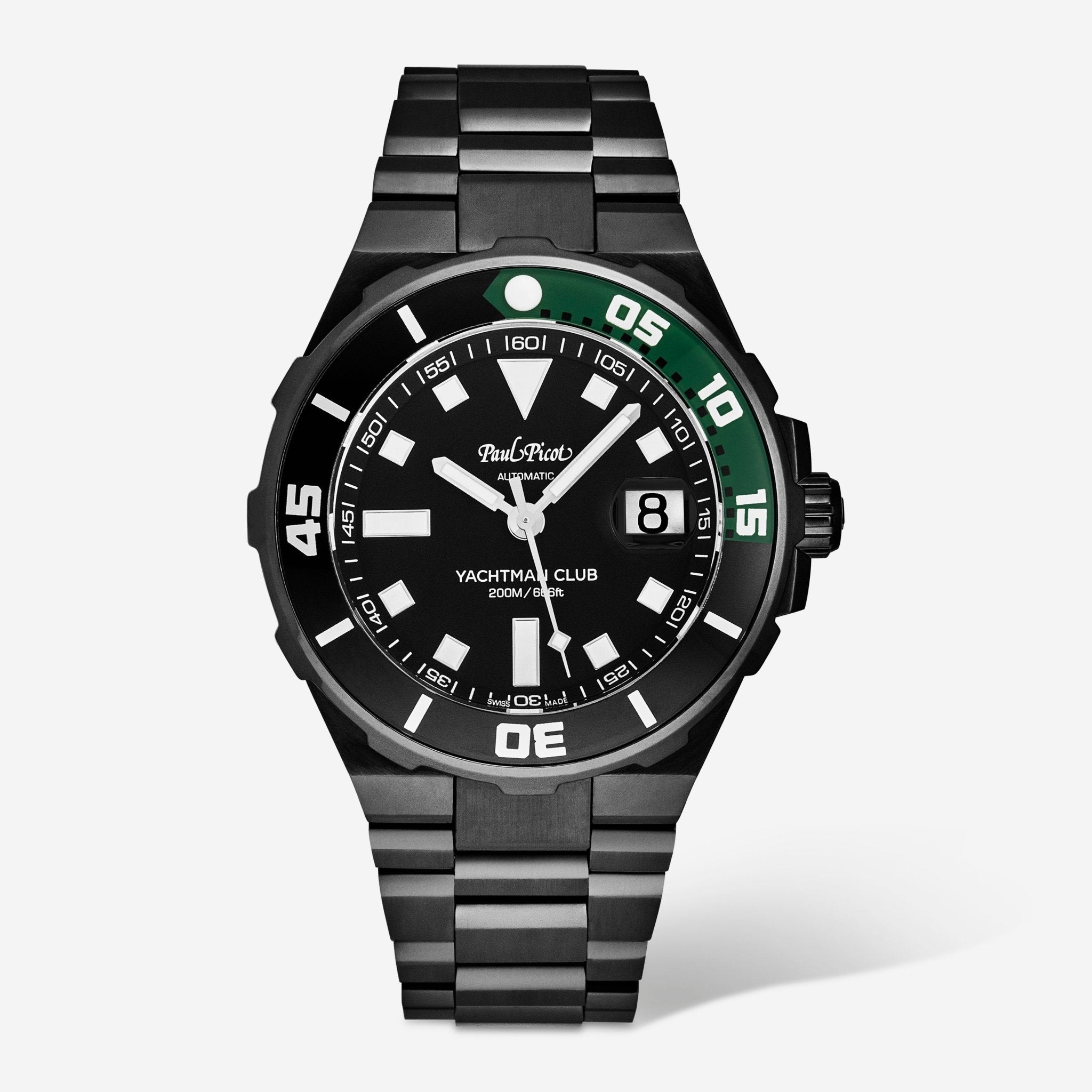 Paul Picot Yachtman Club Stainless Steel Men's Automatic Watch P1251N.NJV4000N.3614 - THE SOLIST - Paul Picot