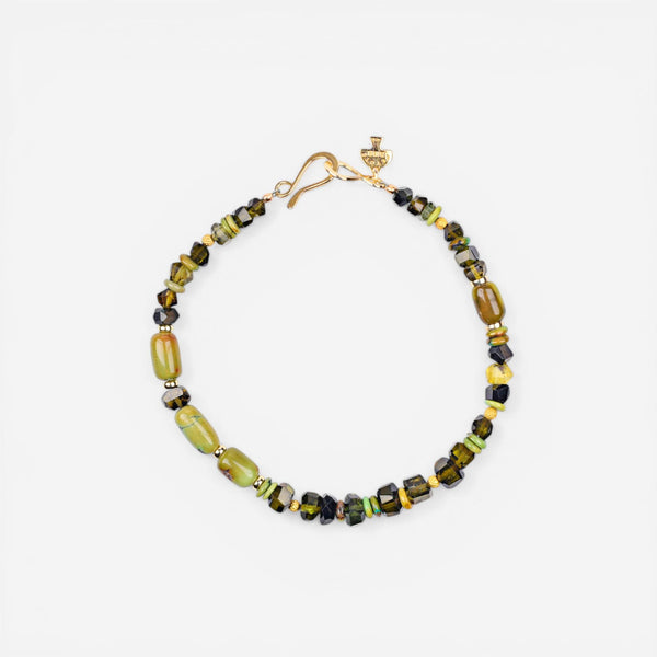 Peyote Bird Designs Elan 14K Yellow Gold Multi-Gemstone Bracelet PB23B44