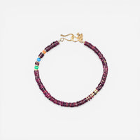 Peyote Bird Designs Chakra 14K Yellow Gold Multi-Gemstone Bracelet PB23B54