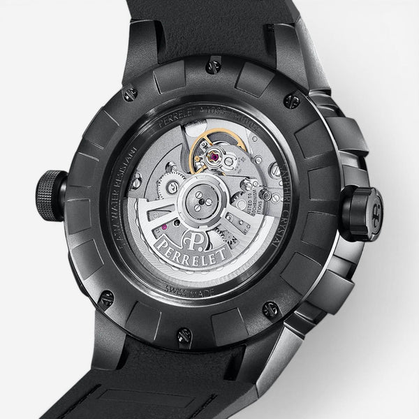 Perrelet Turbine Pilot Stainless Steel Automatic Men's Watch A1095/2