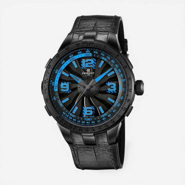 Perrelet Turbine Pilot Stainless Steel Automatic Men's Watch A1095/2
