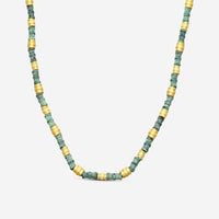 Armenta 18K Yellow Gold & Grey Sterling Silver Station Necklace 22292