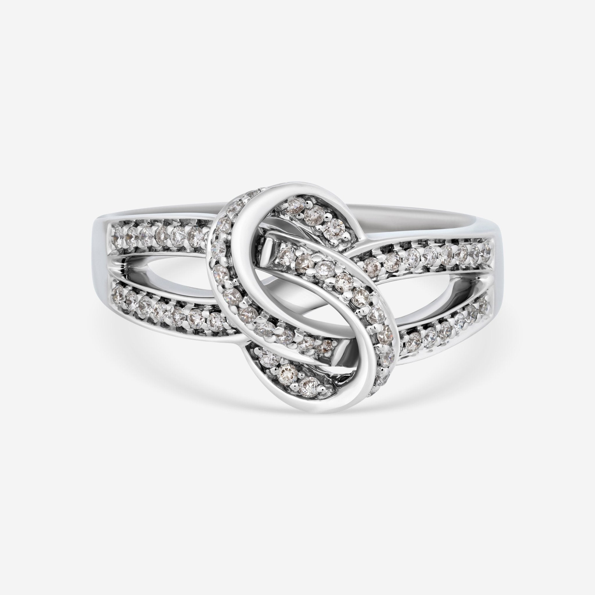 Piero Milano 18K White Gold Diamond 0.27ct. tw. Ring Sz 6.25 RIDI - 102378 - 370 - THE SOLIST - Piero Milano