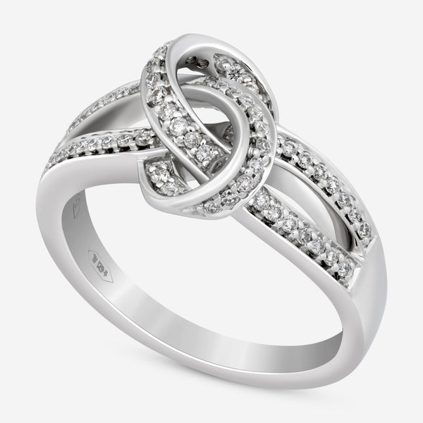 Piero Milano 18K White Gold Diamond 0.27ct. tw. Ring Sz 6.25 RIDI - 102378 - 370 - THE SOLIST - Piero Milano