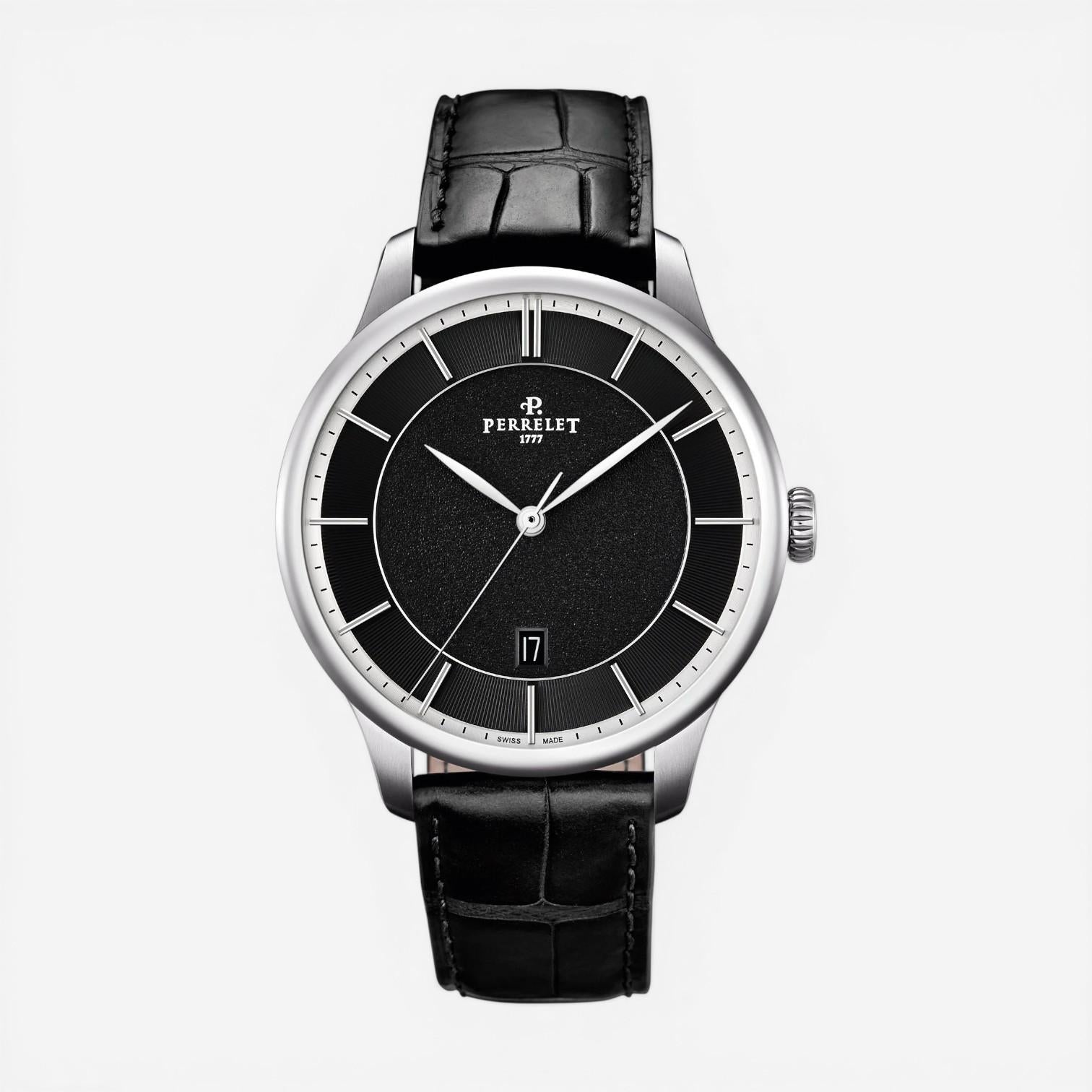 Perrelet First Class Stainless Steel Automatic Men's Watch A1073/5
